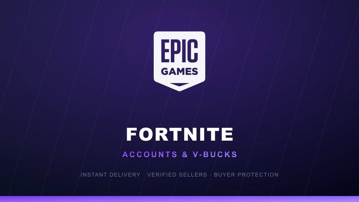 Buy Fortnite accounts with rare and OG skins full access
