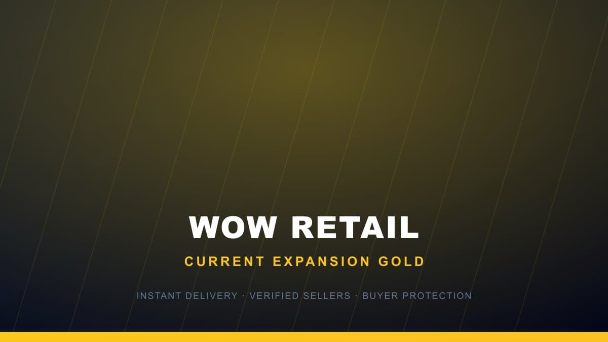 Buy cheap WoW Retail gold current expansion all realms